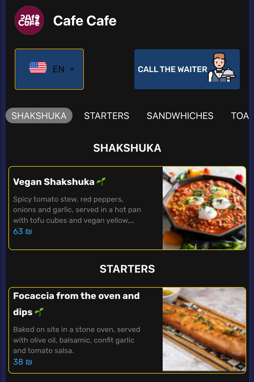 Beautiful digital menus that convert
